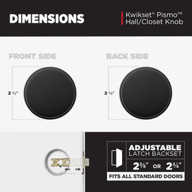 Kwikset Pismo with Microban protection keeps surfaces cleaner.