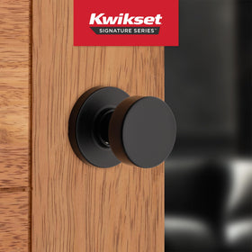 Kwikset Pismo square profile design highlighting modern hardware.