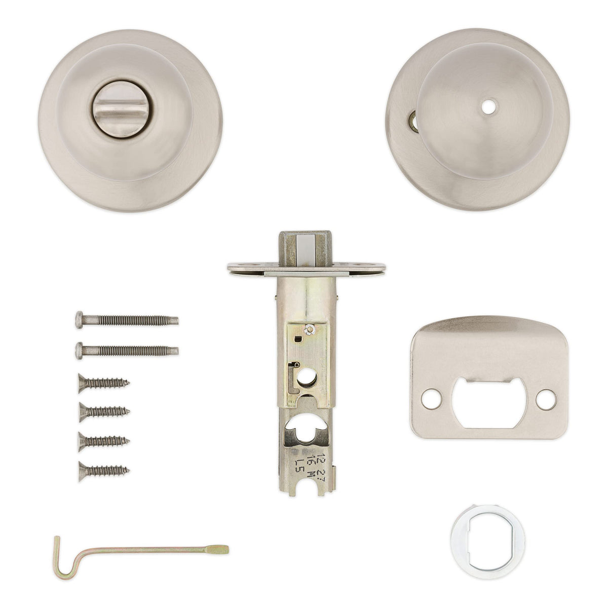Kwikset Polo BHMA Grade 3 durability label indicating reliability.