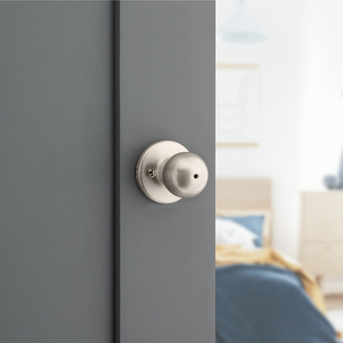 Kwikset Polo emergency unlock tool included for easy access.