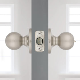 Kwikset Polo installation hardware pack with screws and latch.