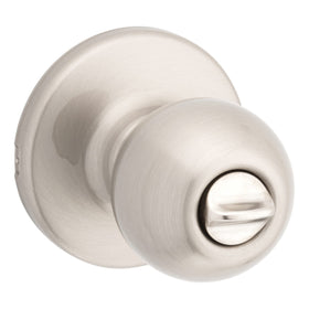 Kwikset Polo interior privacy knob inside view showing turn piece for private spaces.