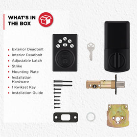 Kwikset Powerbolt 240 12 month battery life for low maintenance