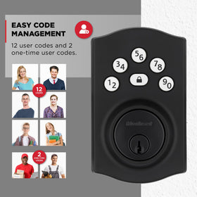 Kwikset Powerbolt 240 inner panel highlights easy installation and SmartKey security.