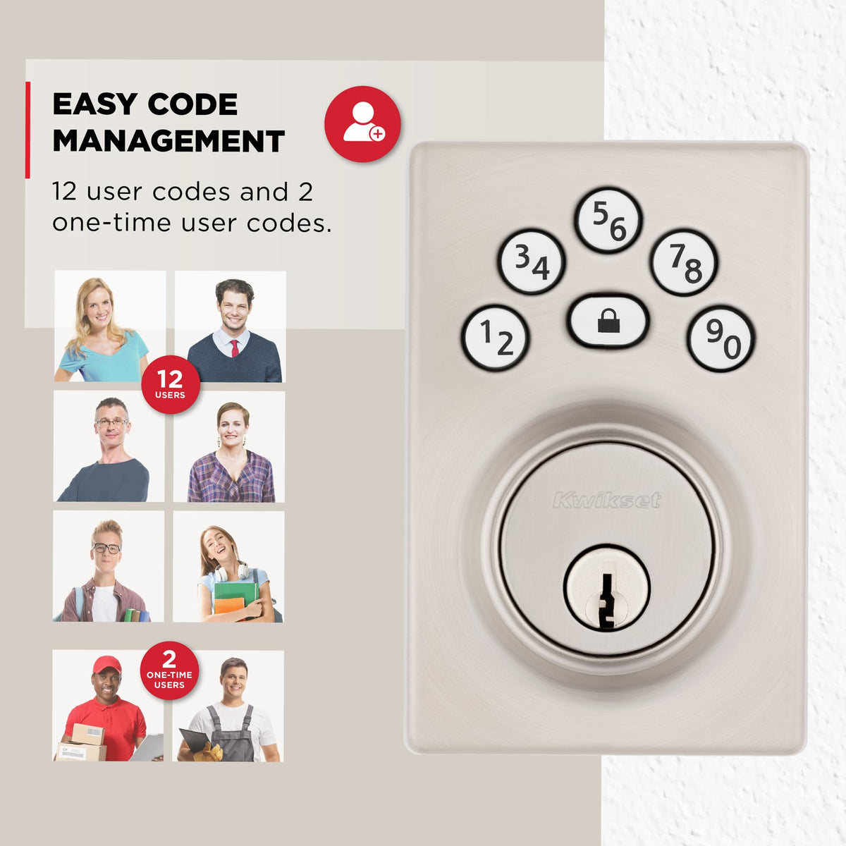 Interior turn button on Powerbolt 240 for quick manual locking