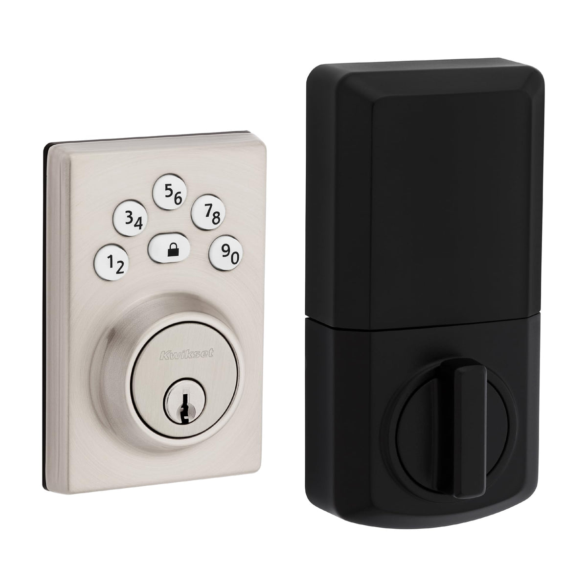 Kwikset Powerbolt 240 keypad entry with backlight for night use