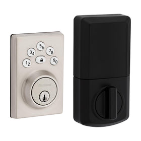 Kwikset Powerbolt 240 keypad entry with backlight for night use