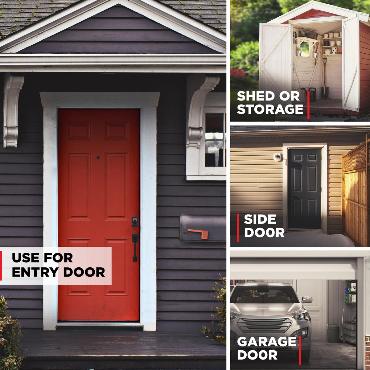 Kwikset Powerbolt 240 matte black finish adds modern curb appeal to your door