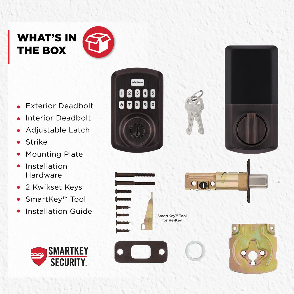 Easy installation of Kwikset Powerbolt 250 with screwdriver