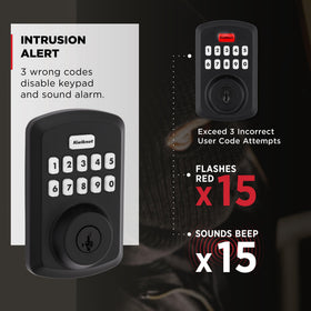 Kwikset Powerbolt 250 programming interface demonstrates user code management.