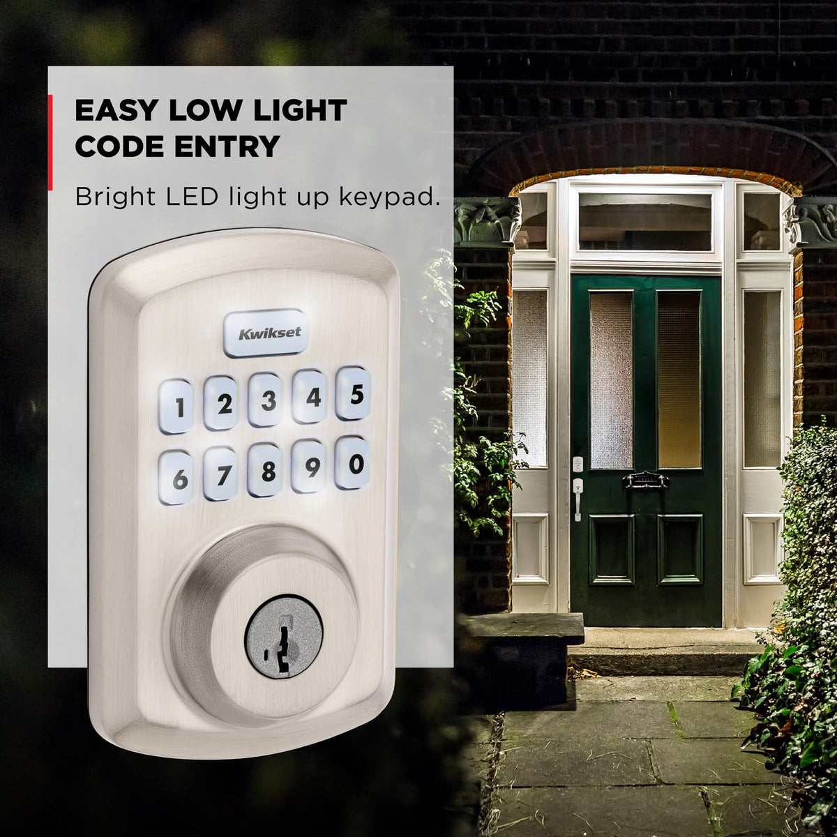 Kwikset Powerbolt 250 auto-lock feature in action.