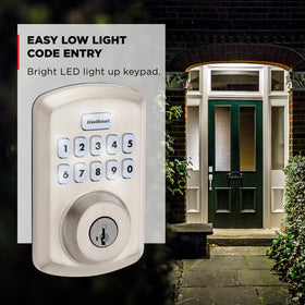 Kwikset Powerbolt 250 auto-lock feature in action.