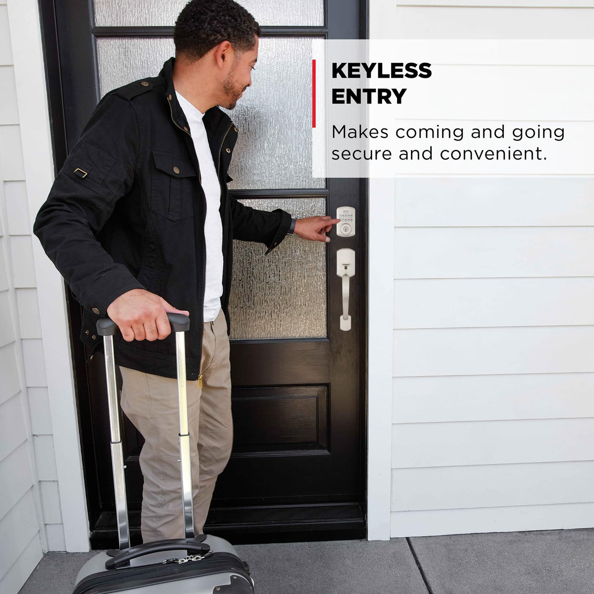Kwikset Powerbolt 250 keypad close-up enabling quick code entry.