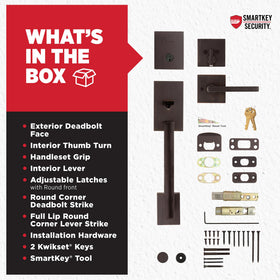 Easy installation with a screwdriver for Kwikset San Clemente