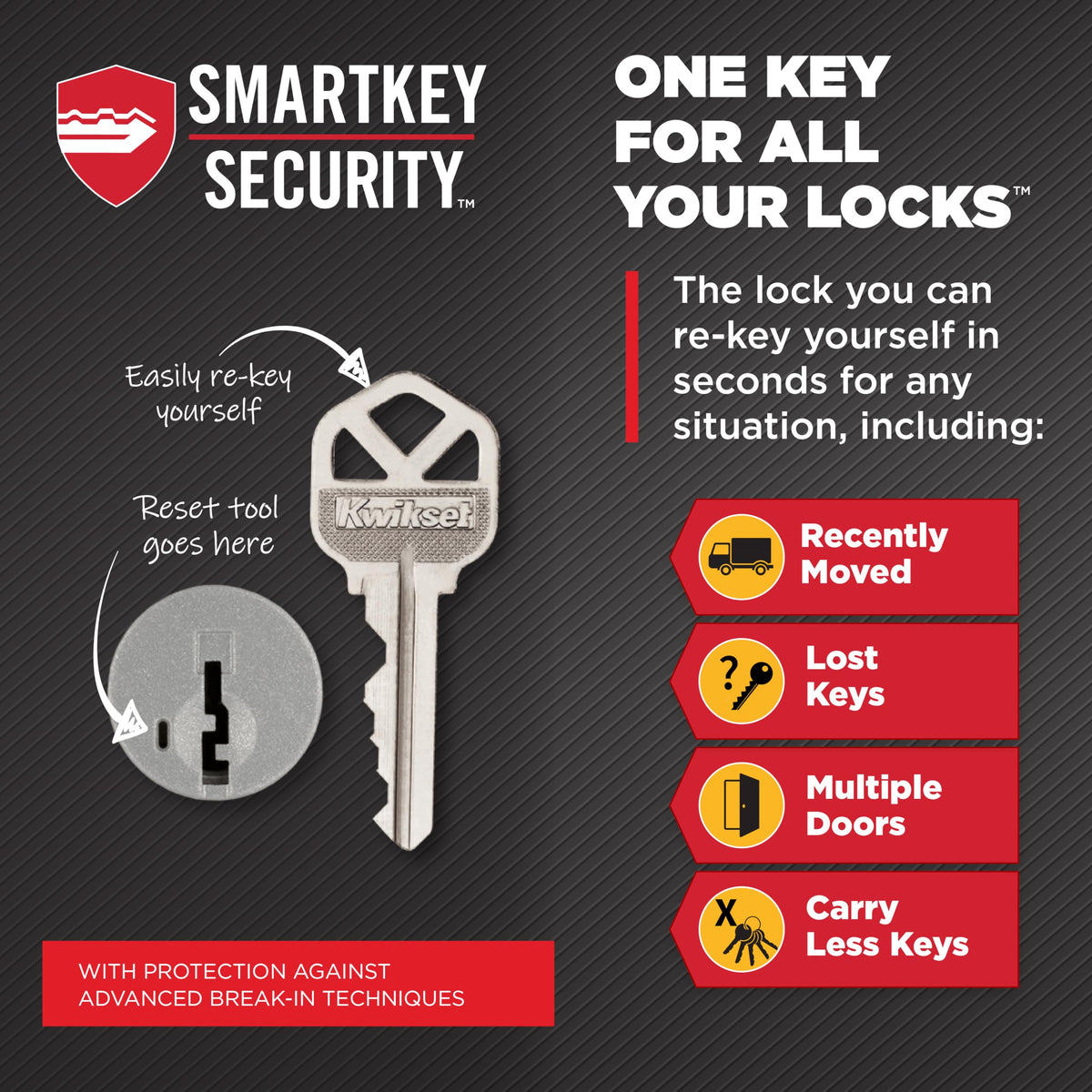 Kwikset San Clemente entry handleset exterior for modern home style