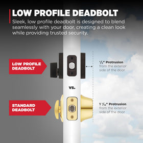 Kwikset San Clemente interior reversible lever for versatile installation