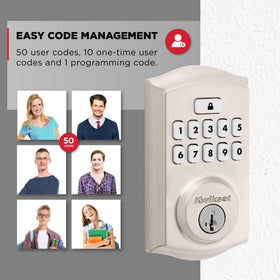 Kwikset SmartCode 260 SmartKey rekey capability.