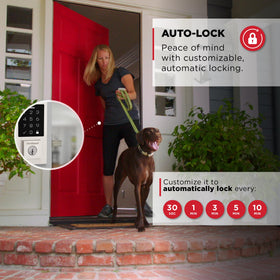 Kwikset SmartCode 270 battery life lasts up to 12 months
