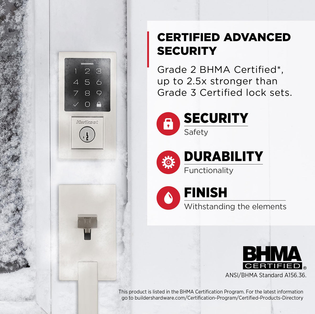 Kwikset SmartCode 270 easy installation with screwdriver for quick setup