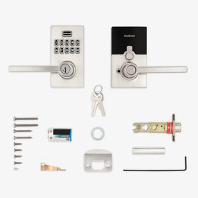 Kwikset SmartCode 917 easy-install lever lock with simple setup