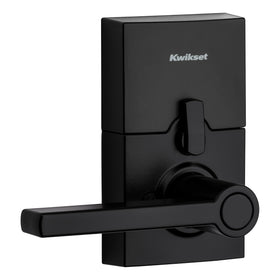 Matte black finish on SmartCode 917 for modern door appeal and durability