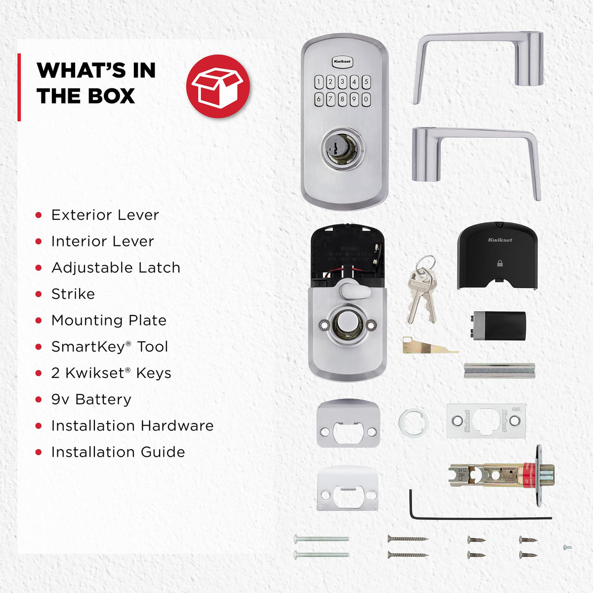 Kwikset SmartCode 955 durability tested to 500,000 cycles for high traffic.