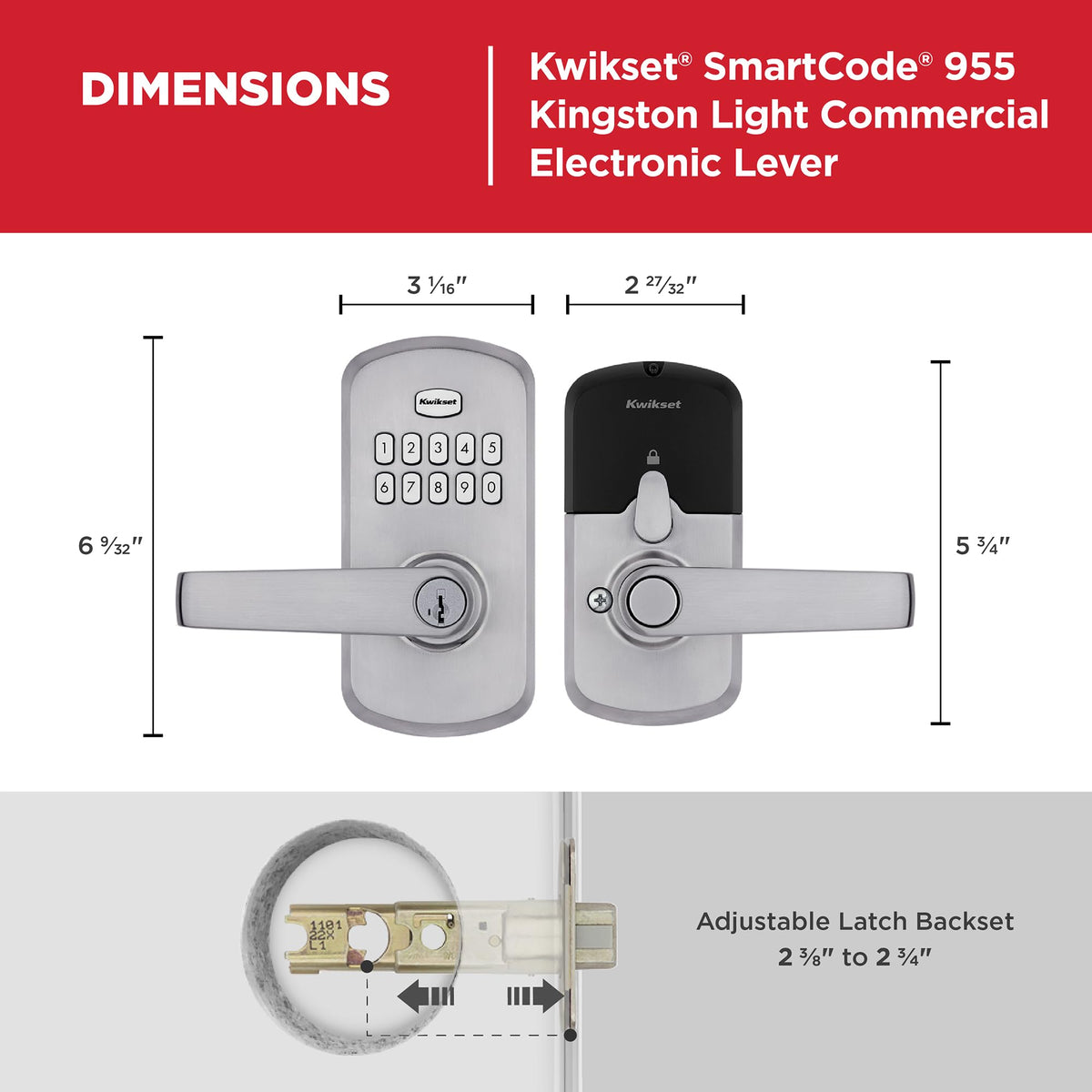 Kwikset SmartCode 955 easy-install with BILT app guidance.