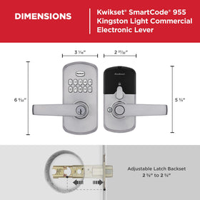 Kwikset SmartCode 955 easy-install with BILT app guidance.