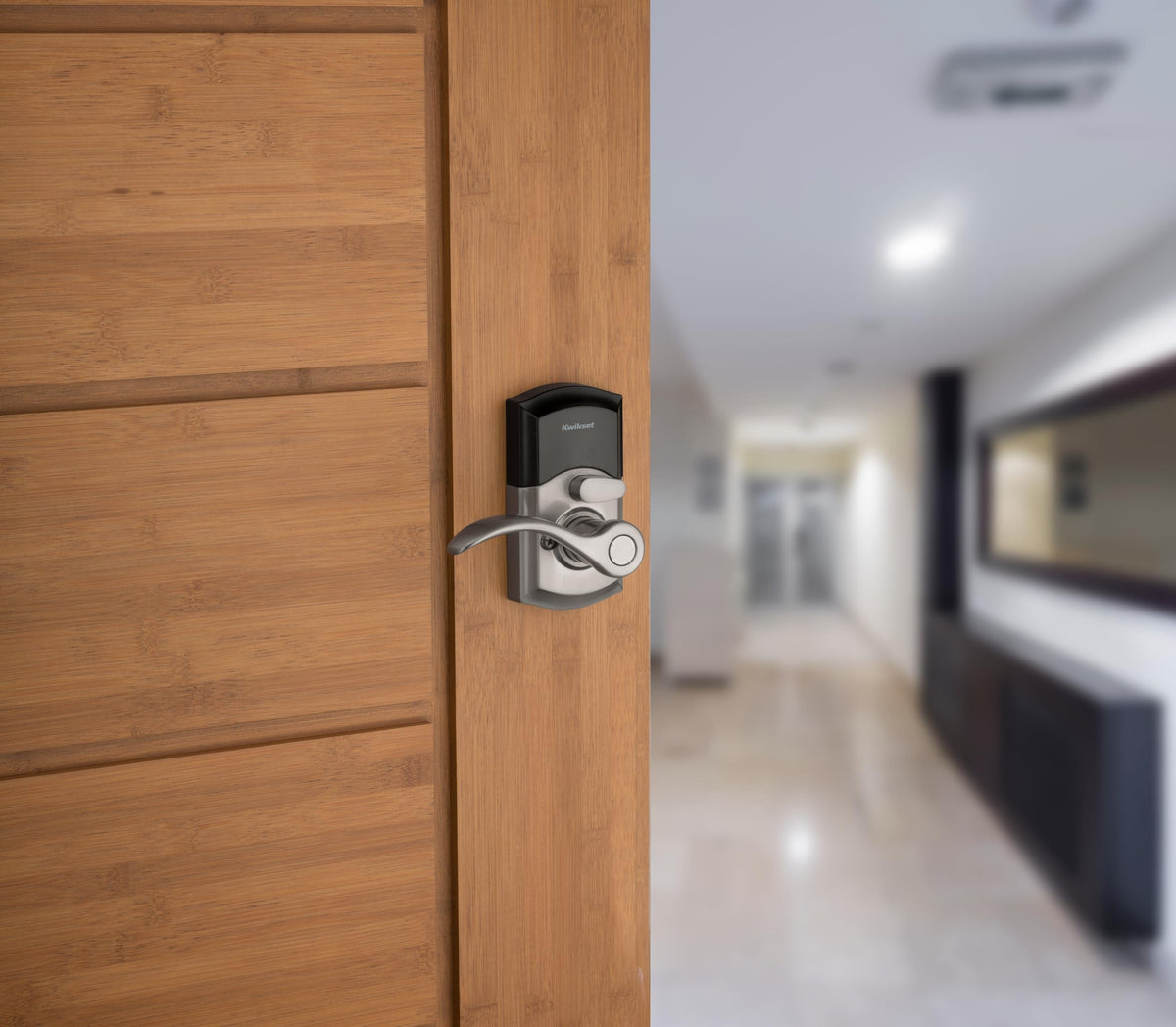 Kwikset SmartCode 955 Pembroke LED keypad for low-light entry