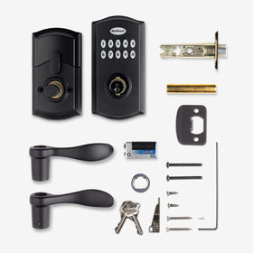 Kwikset SmartCode 955 Pembroke SmartKey security feature in action