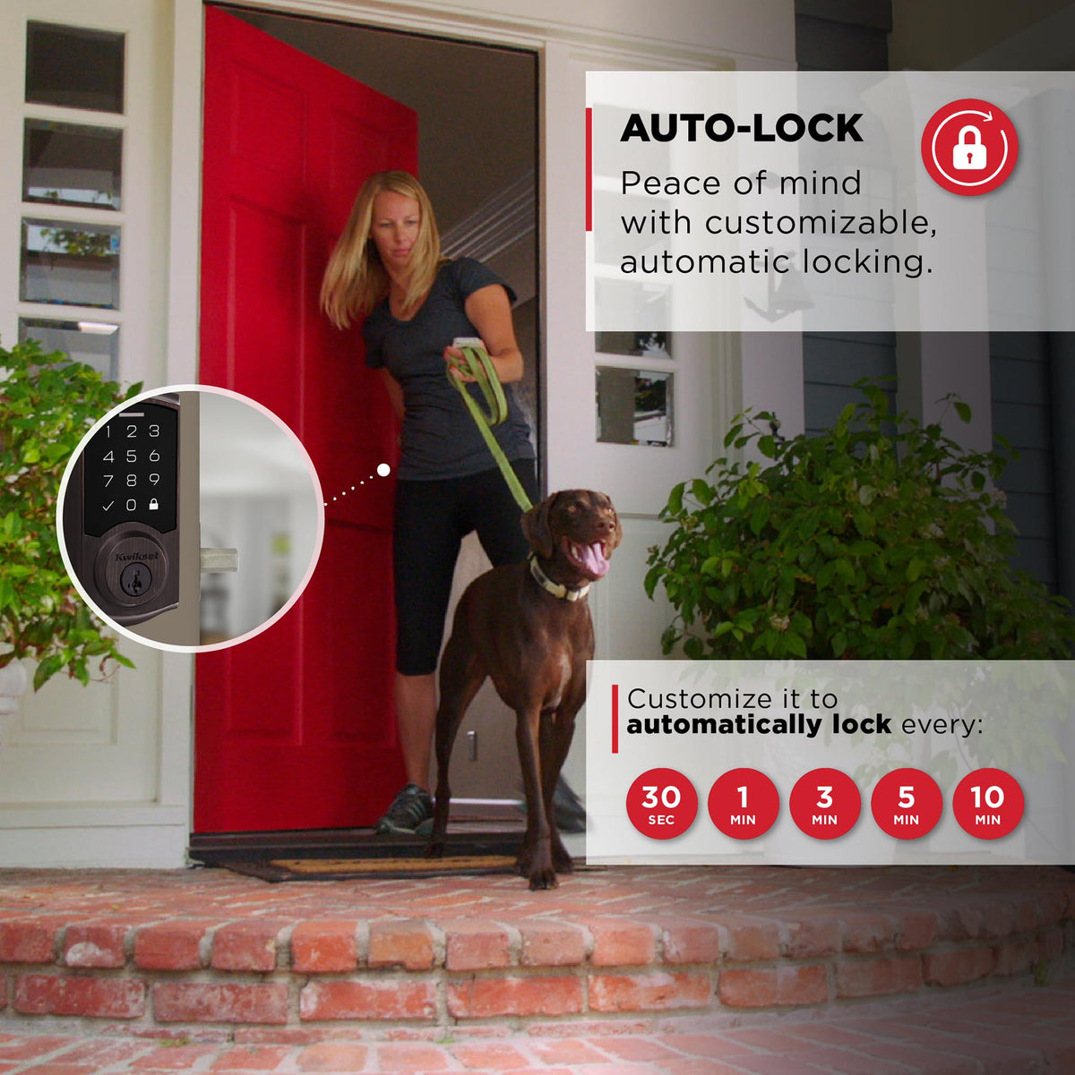 Kwikset SmartCode 270 code management for up to 50 user codes.