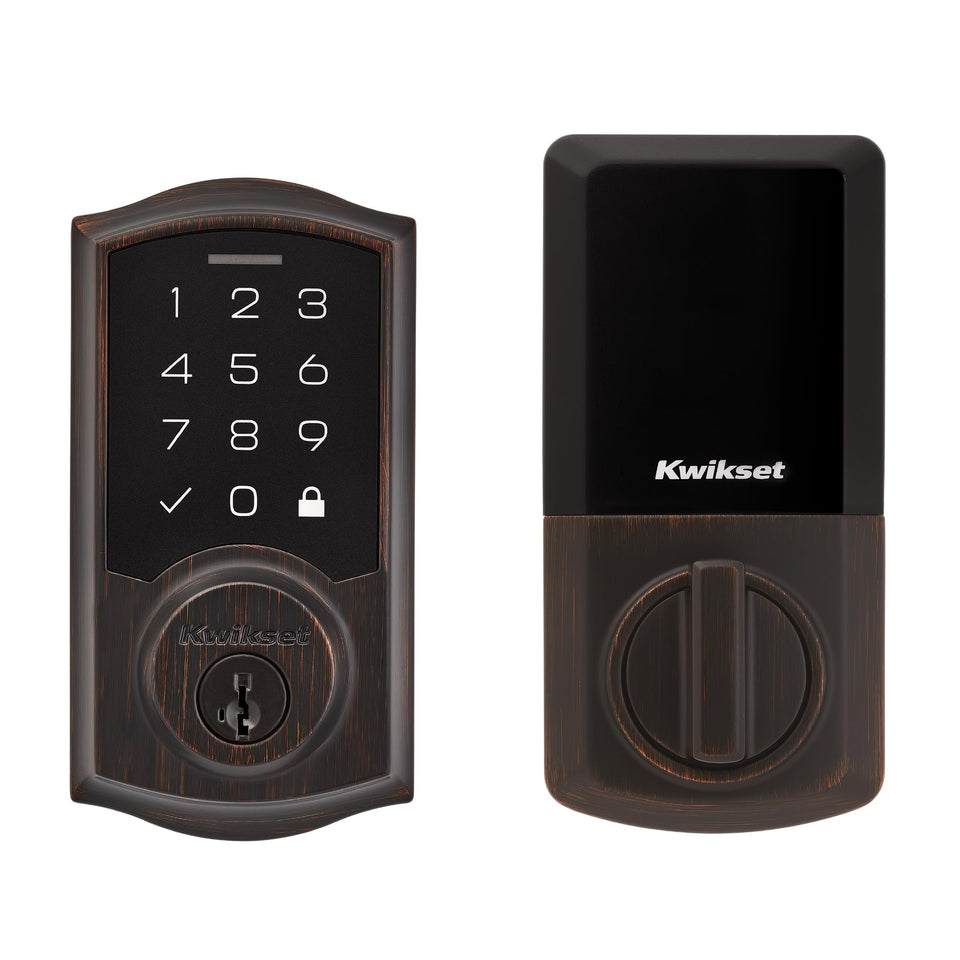 Kwikset SmartCode 270 touchpad entry enables keyless access and convenience.