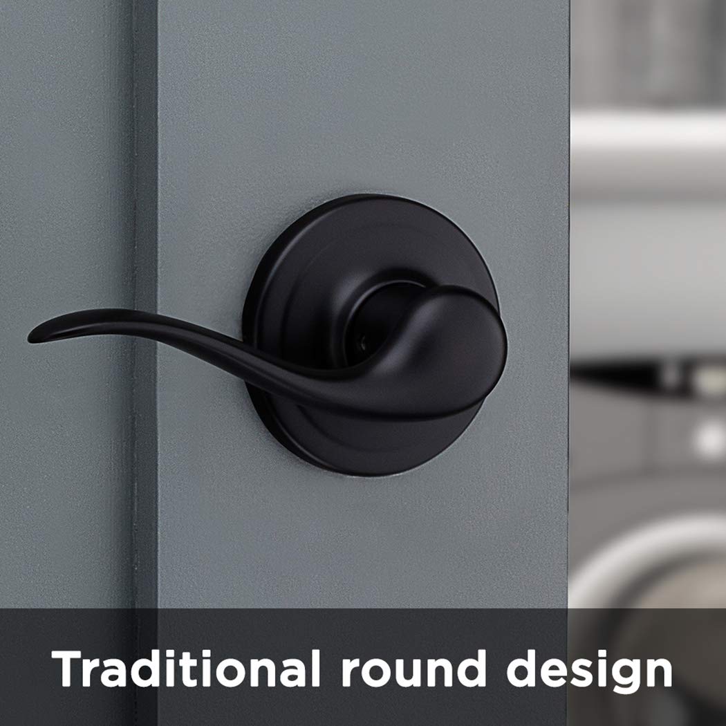 Adjustable latch backset on Kwikset Tustin lever for standard doors