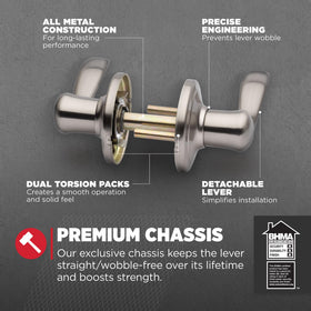 Kwikset Tustin BHMA Grade 2 certified reliability for everyday use