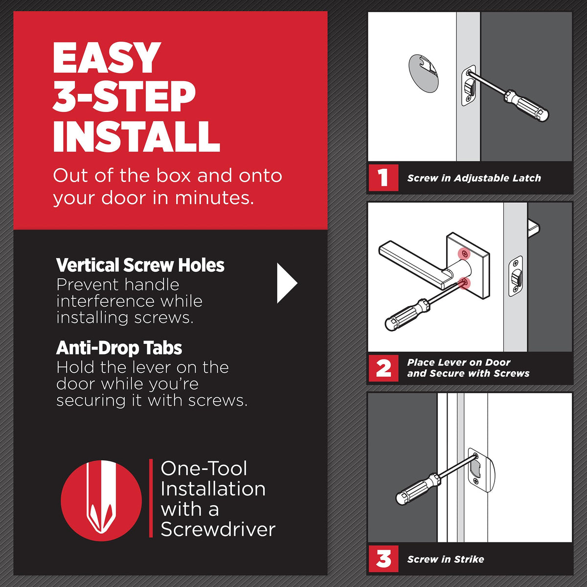 Kwikset Tustin matte black finish close-up adds modern curb appeal