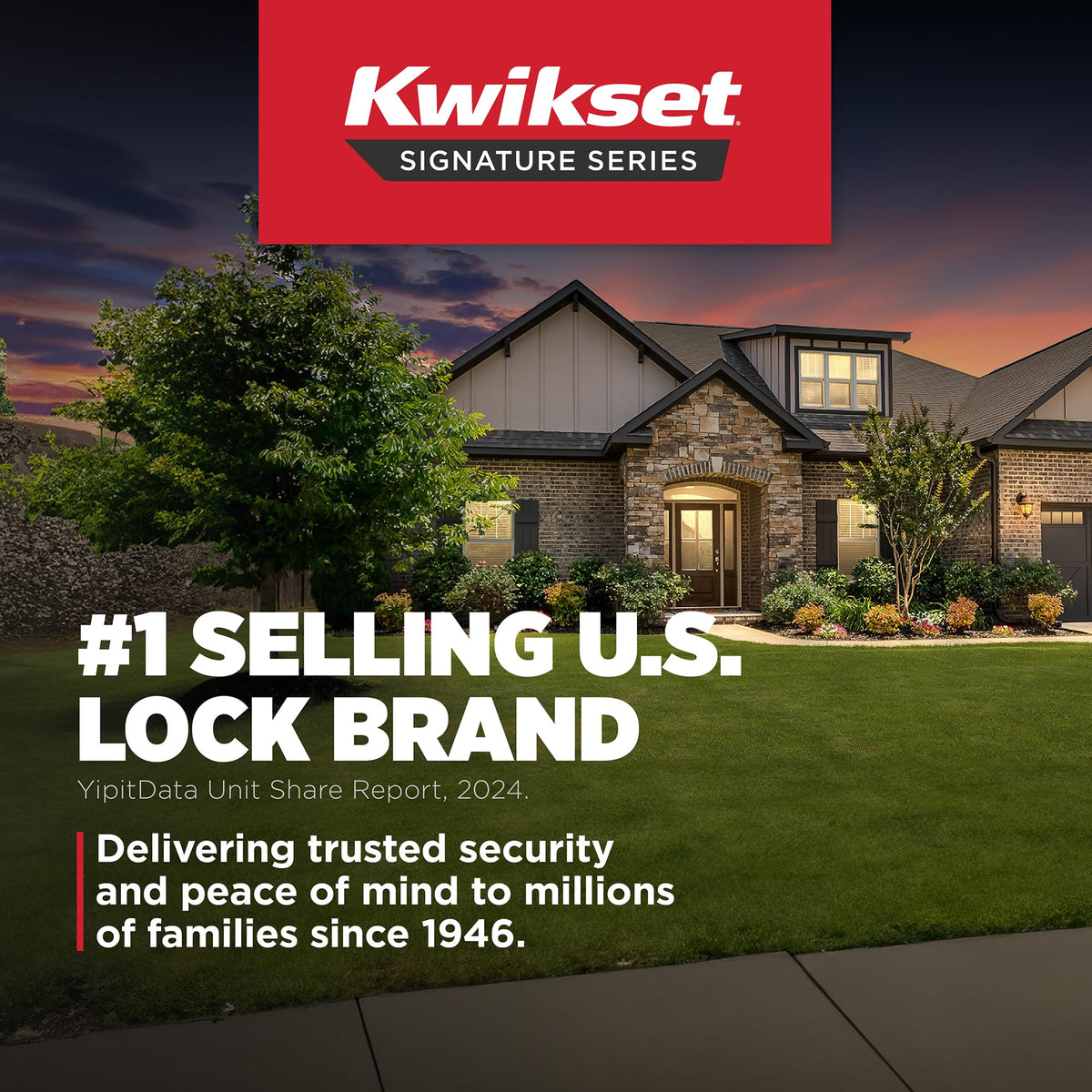 Kwikset Tustin Microban-protected hardware keeps surfaces cleaner