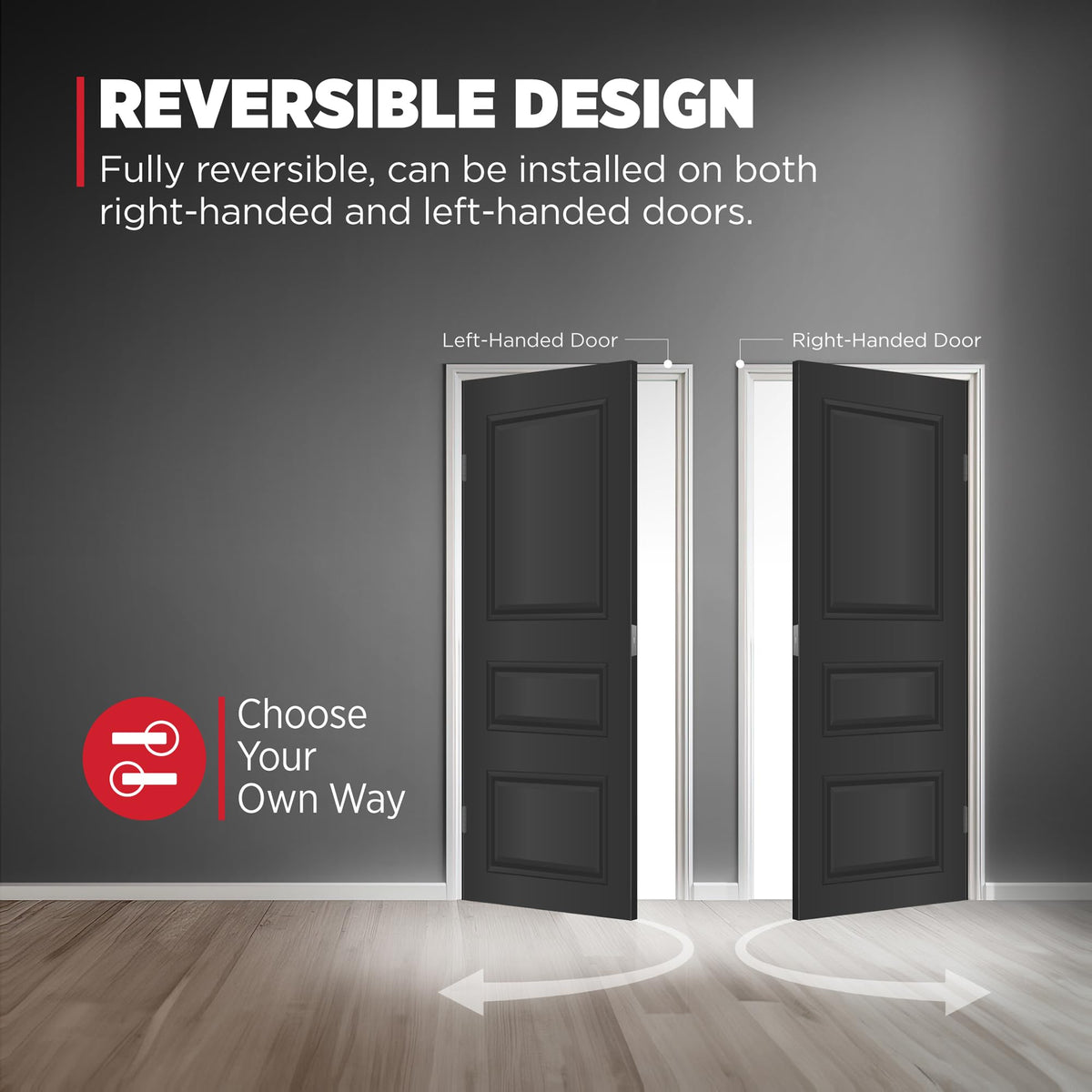Wave-inspired Kwikset Tustin design complements modern and traditional decor