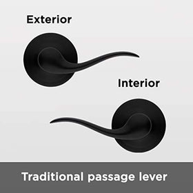 Kwikset Tustin privacy/passage option for interior doors