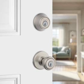 Kwikset Tylo deadbolt and keyed entry lever highlight reliable home security