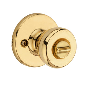 Kwikset Tylo front door installation step with adjustable latch and handle