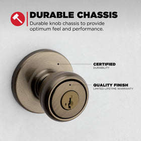 Kwikset Tylo front door solution for exterior privacy and stylish entry.