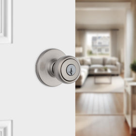 Kwikset Tylo interior knob provides easy private entry for interior doors