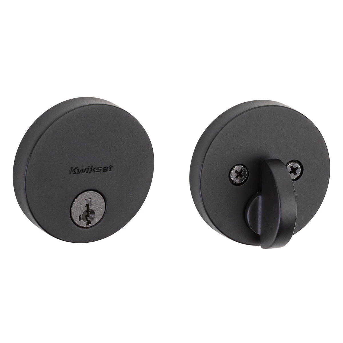 Kwikset Uptown exterior keyed front entry image showing secure access.