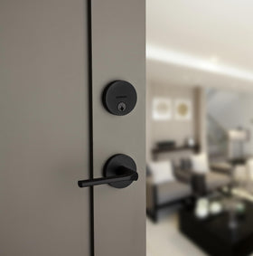 Kwikset Uptown fits standard doors in a typical entry.