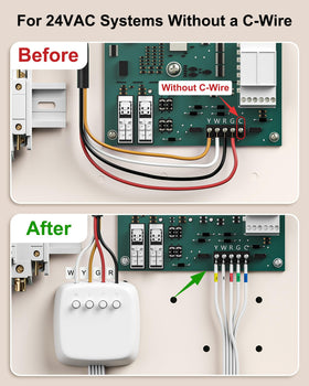 KWRNVO Tool-free installation graphic emphasizes quick setup