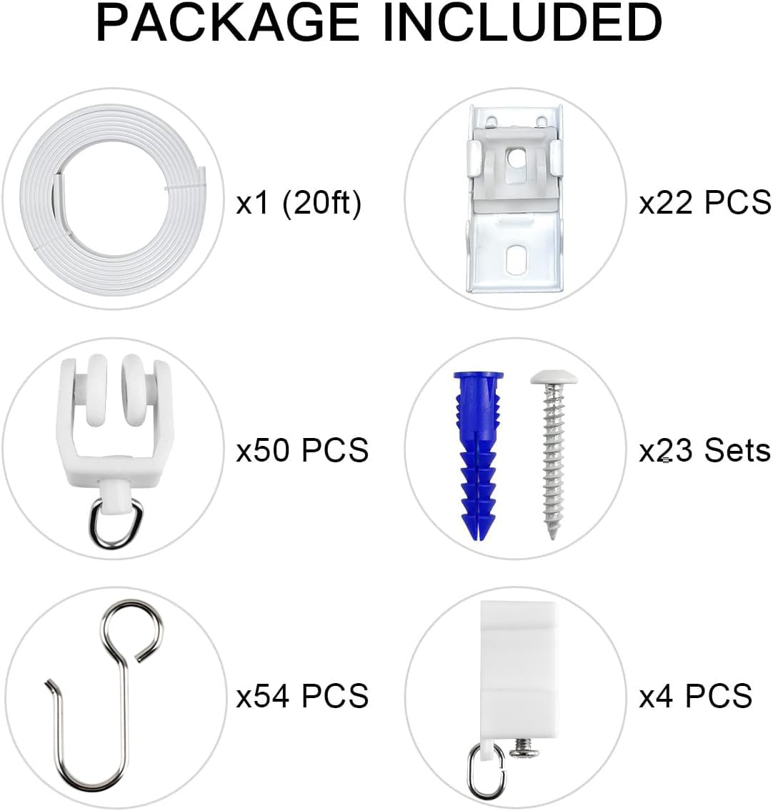 KXLIFE room divider curtain track ideal for flexible interior layouts.