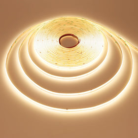 KXZM COB strip with self-adhesive backing enables easy mounting.