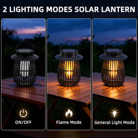 KYEKIO Gen2 4-pack lantern set for patios and gardens