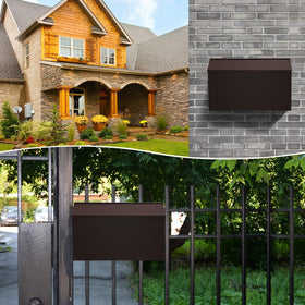 KYODOLED bronze back view demonstrates wall-mount compatibility