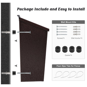 KYODOLED under-eaves installation-ready scene demonstrates easy mounting